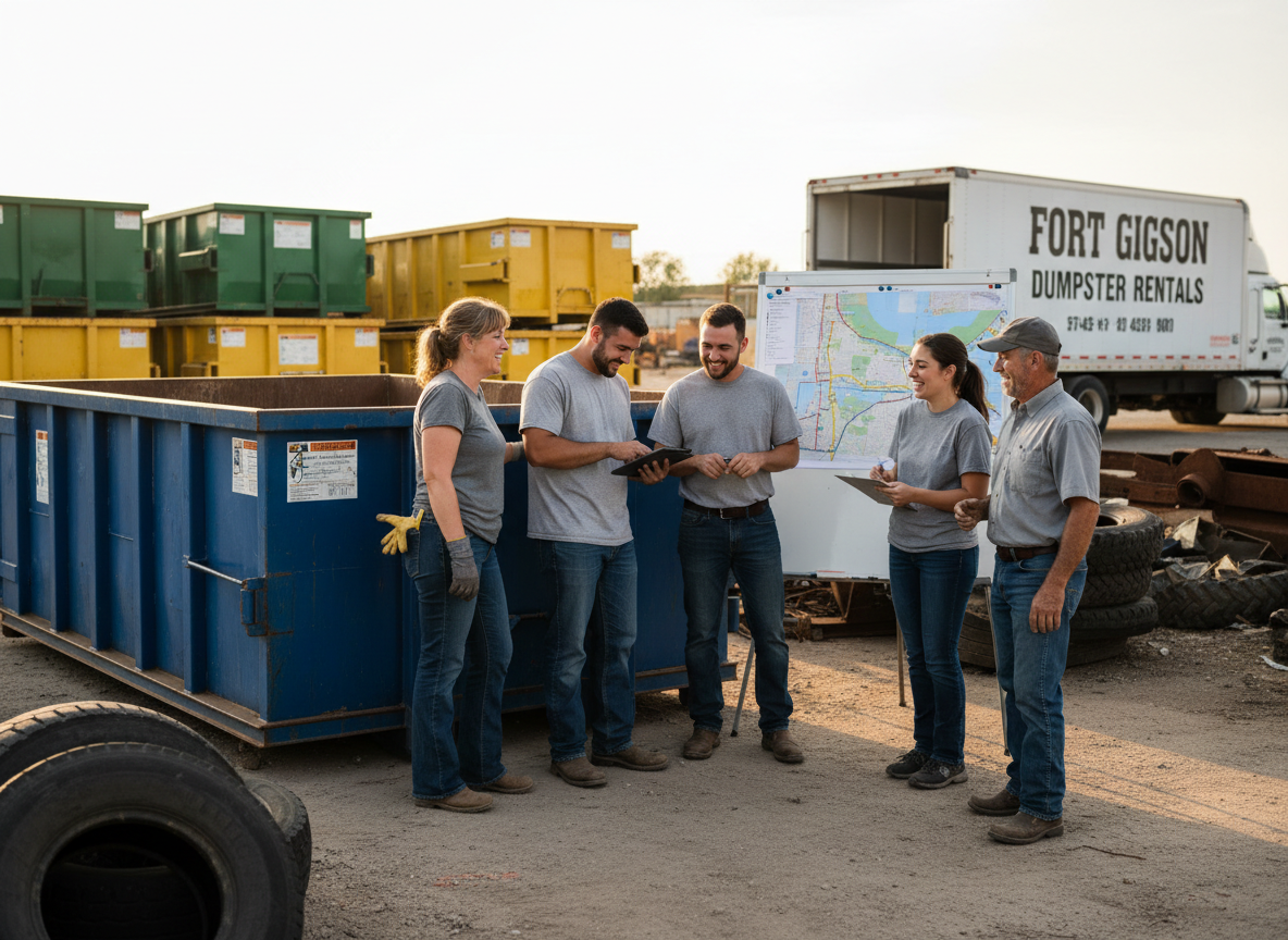 Dumpster Rental Fort Gibson team