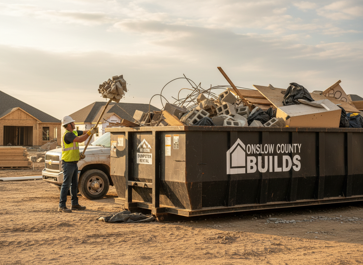 Disposing of Construction Materials from Onslow County Builds